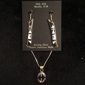 Earring and necklace set